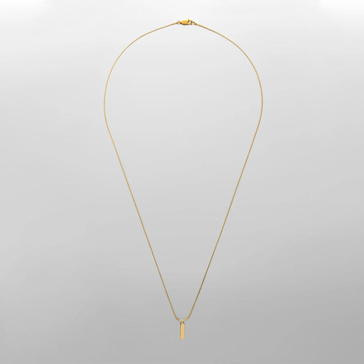 SQUARE CHAIN WITH PENDANT